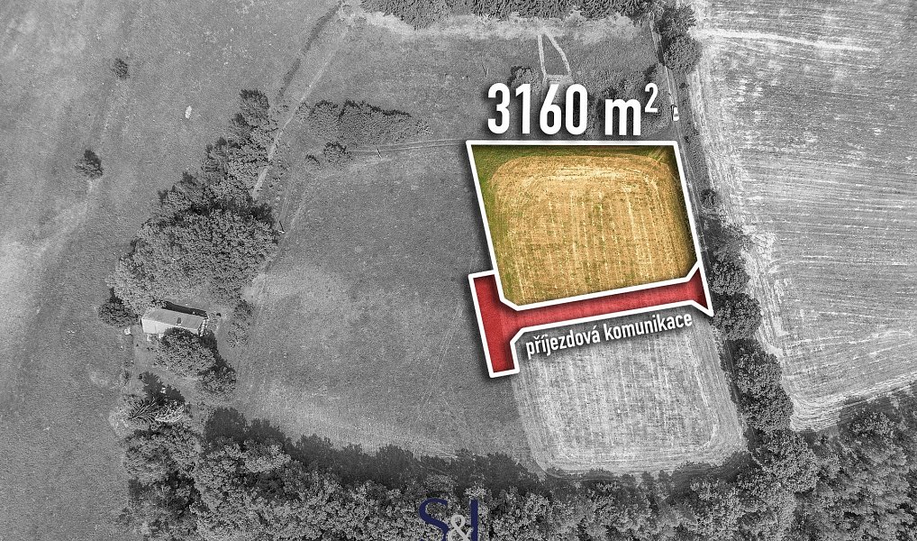 Prodej stavebního pozemku 3 160 m², Svojkov – náhled fotky 10