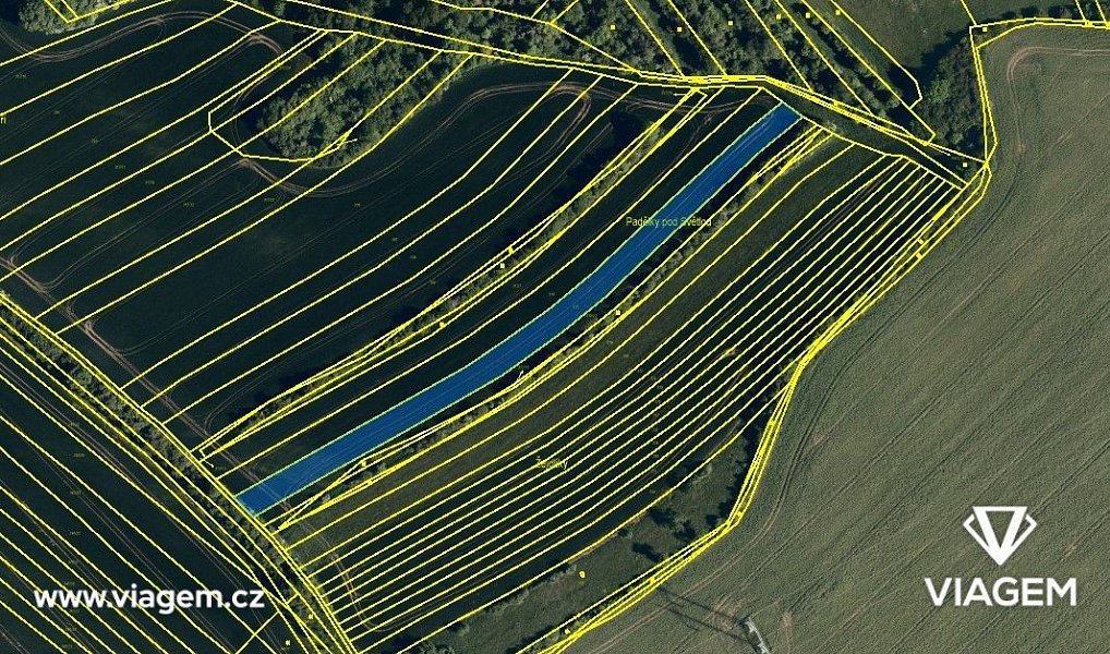 Prodej pole 822 m², Zdounky – náhled fotky 3