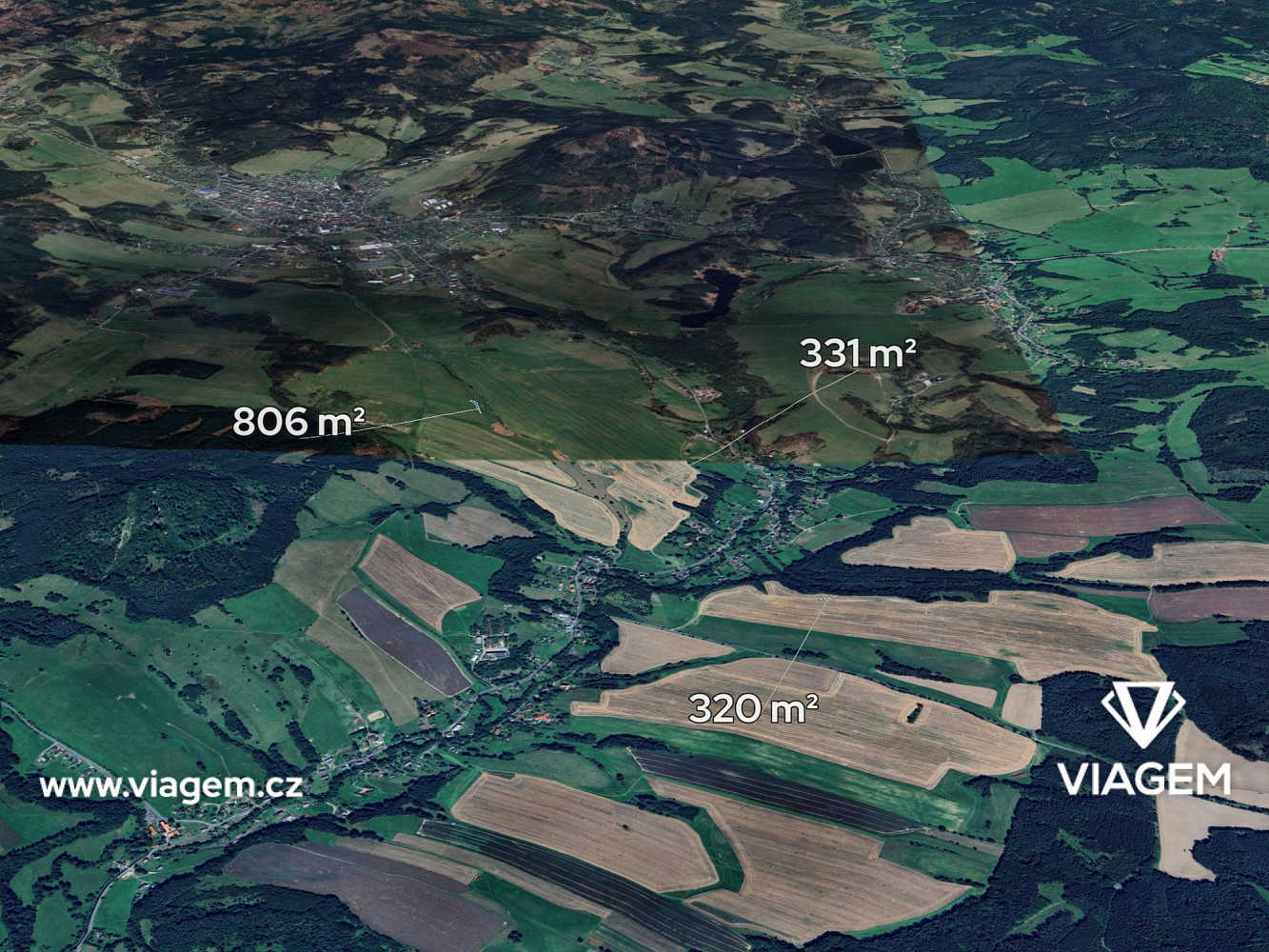 Prodej pole 1 457 m²