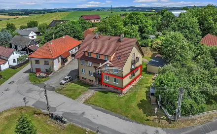 Prodej bytu 3+1 67 m², Pošná, okres Pelhřimov