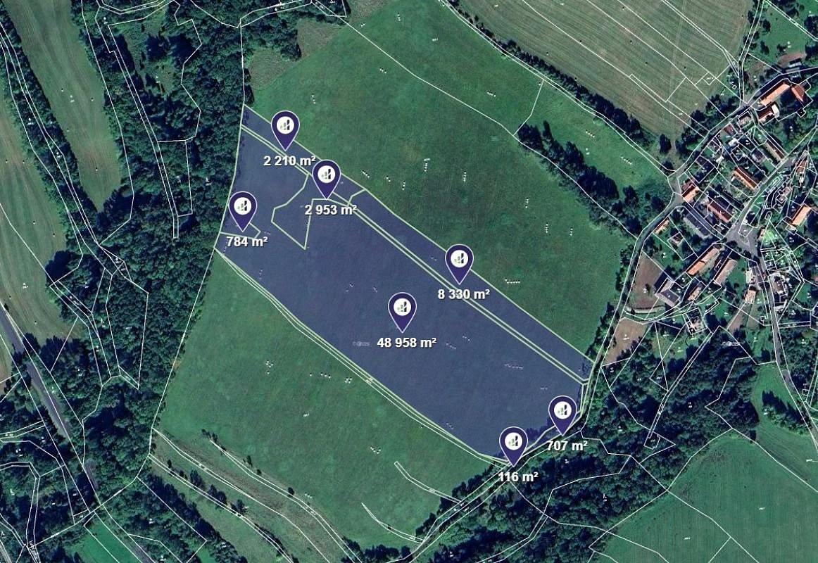 Prodej pole 64 058 m²