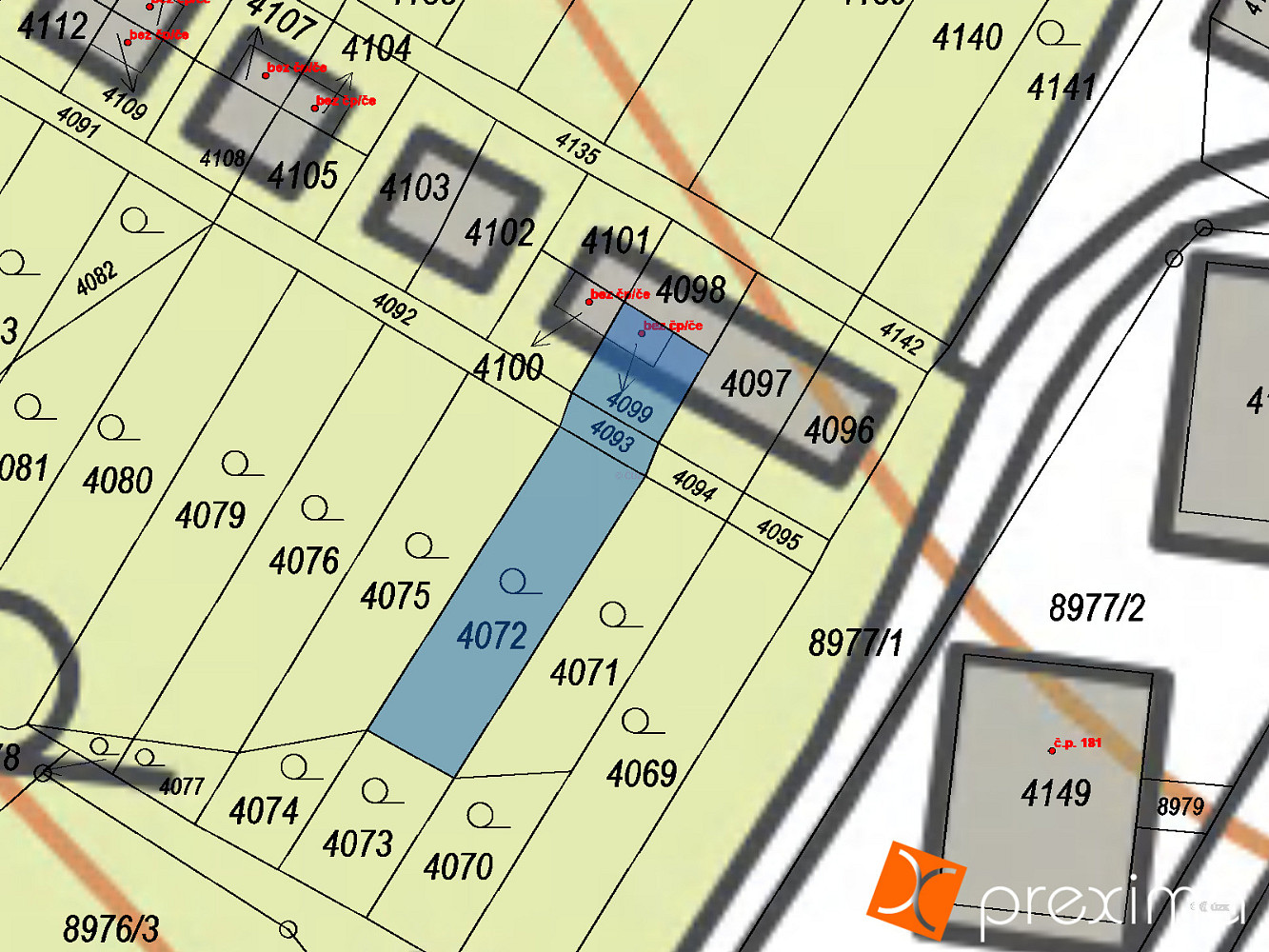 Prodej zahrady 91 m² – pohled 3