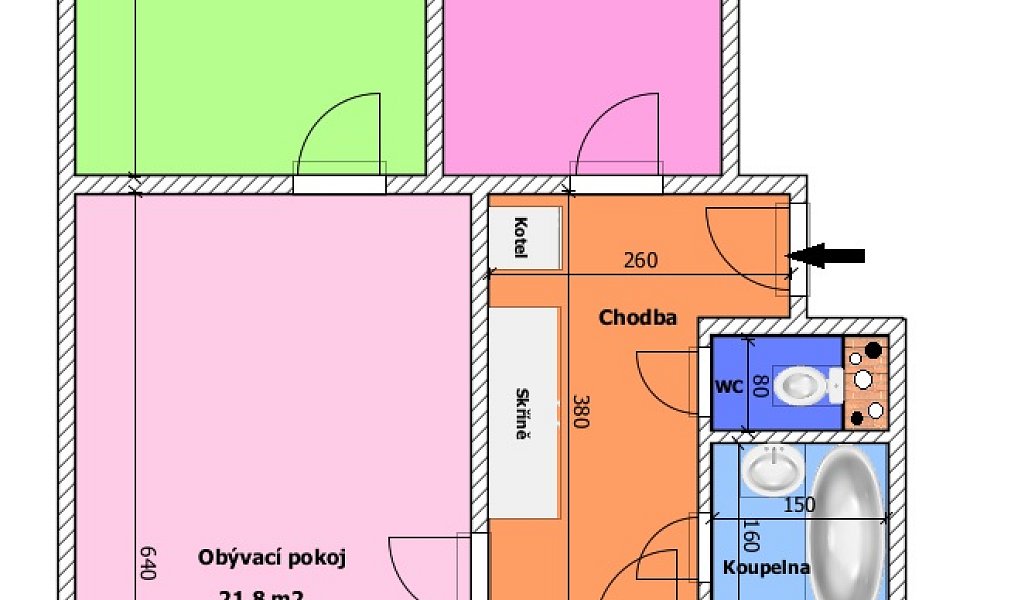 Prodej bytu 3+1 71 m², Slavče – náhled fotky 7