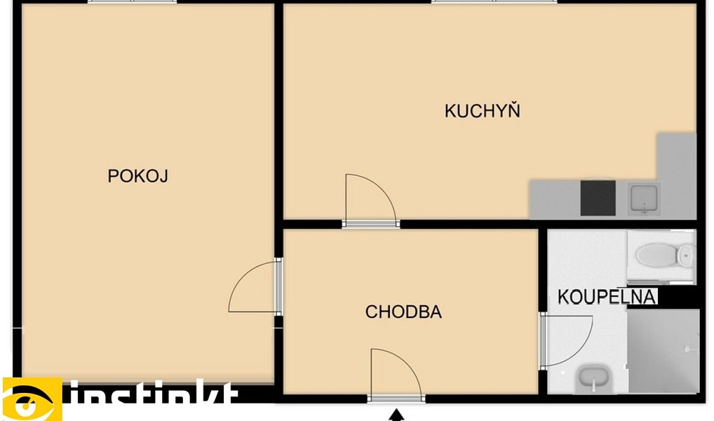 Prodej bytu 1+1 39 m², Klatovy – náhled fotky 2