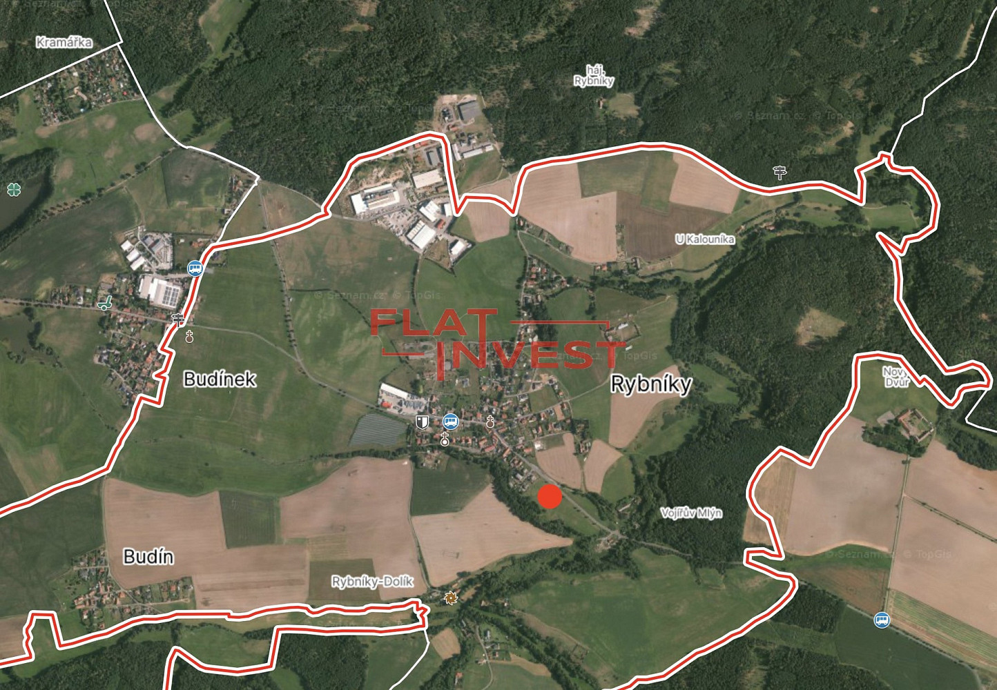Prodej stavebního pozemku 17 727 m² – fotografie 2