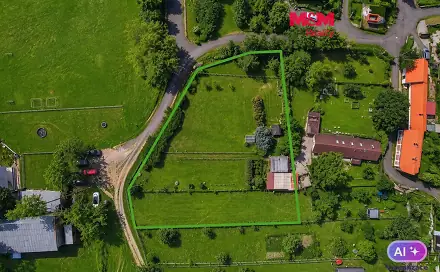Prodej stavebního pozemku 2 477 m², Chožov, okres Louny