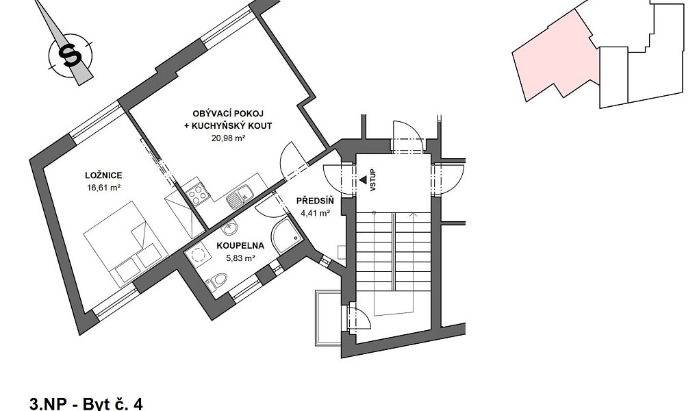 Pronájem bytu 2+kk 49 m², Česká Třebová – náhled fotky 15