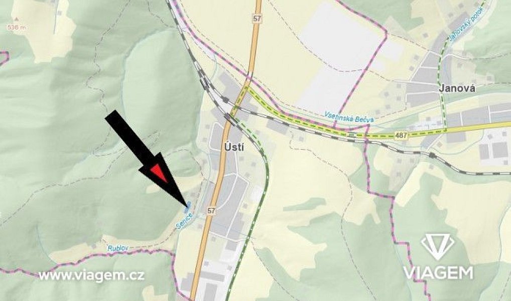 Prodej zahrady 1 159 m², Ústí – náhled fotky 4