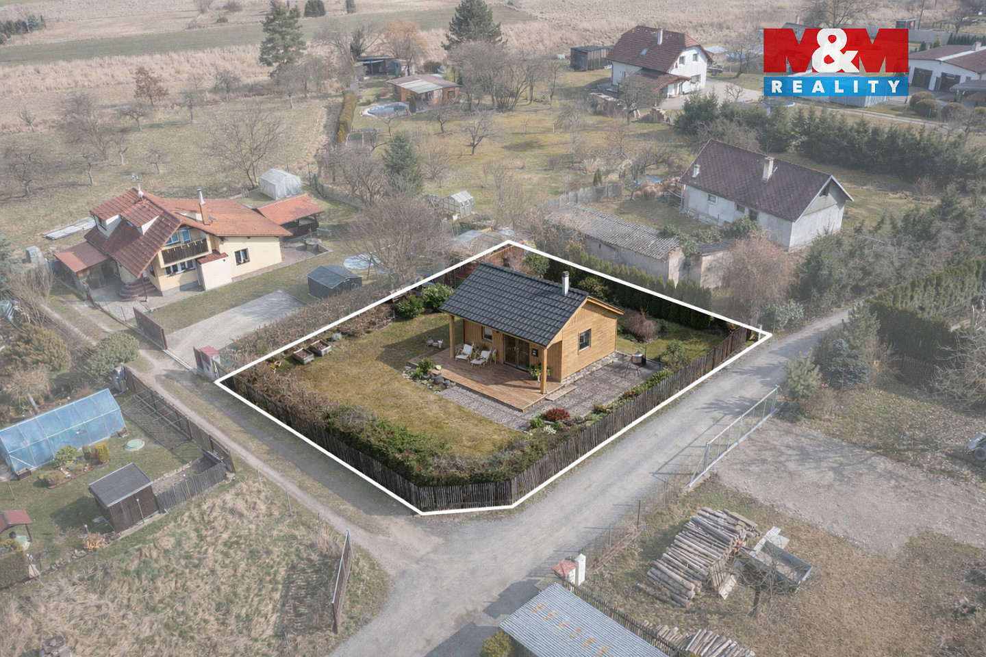 Prodej stavebního pozemku 619 m² – pohled 6