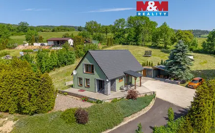 Prodej domu 198 m² s pozemkem 2 549 m², Domašín - Petlery, okres Chomutov
