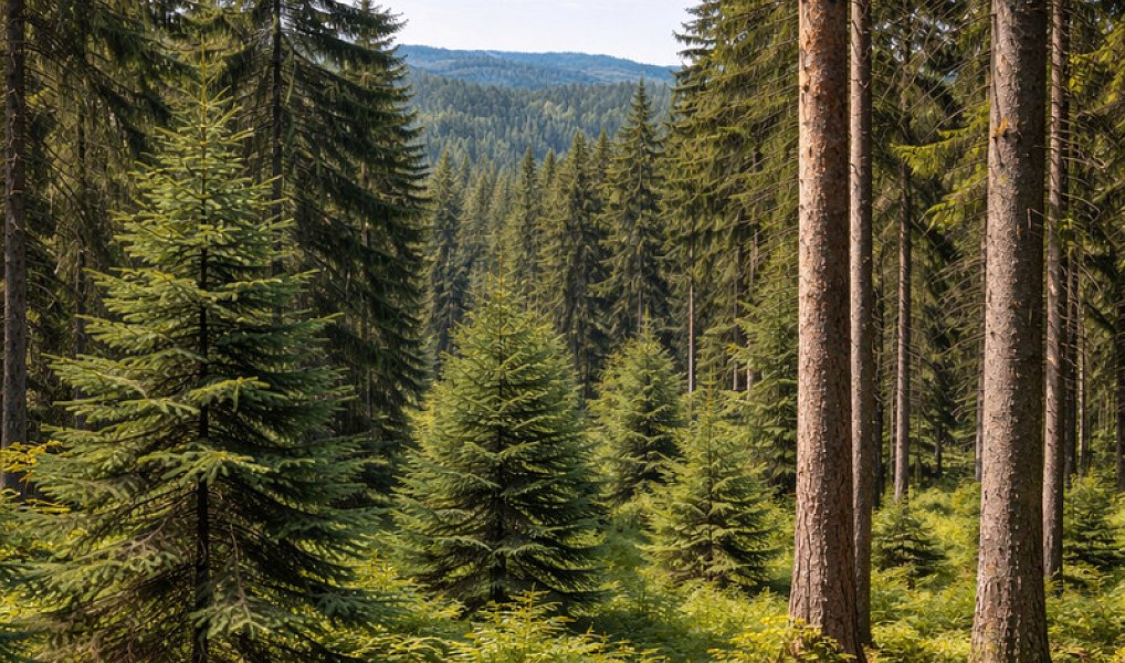 Prodej lesa 30 897 m², Svatá Maří – náhled fotky 3