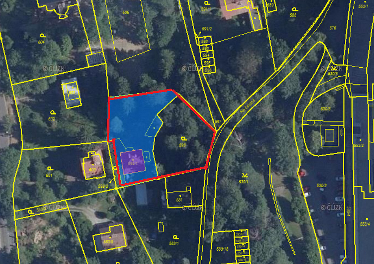Prodej stavebního pozemku 1 841 m²