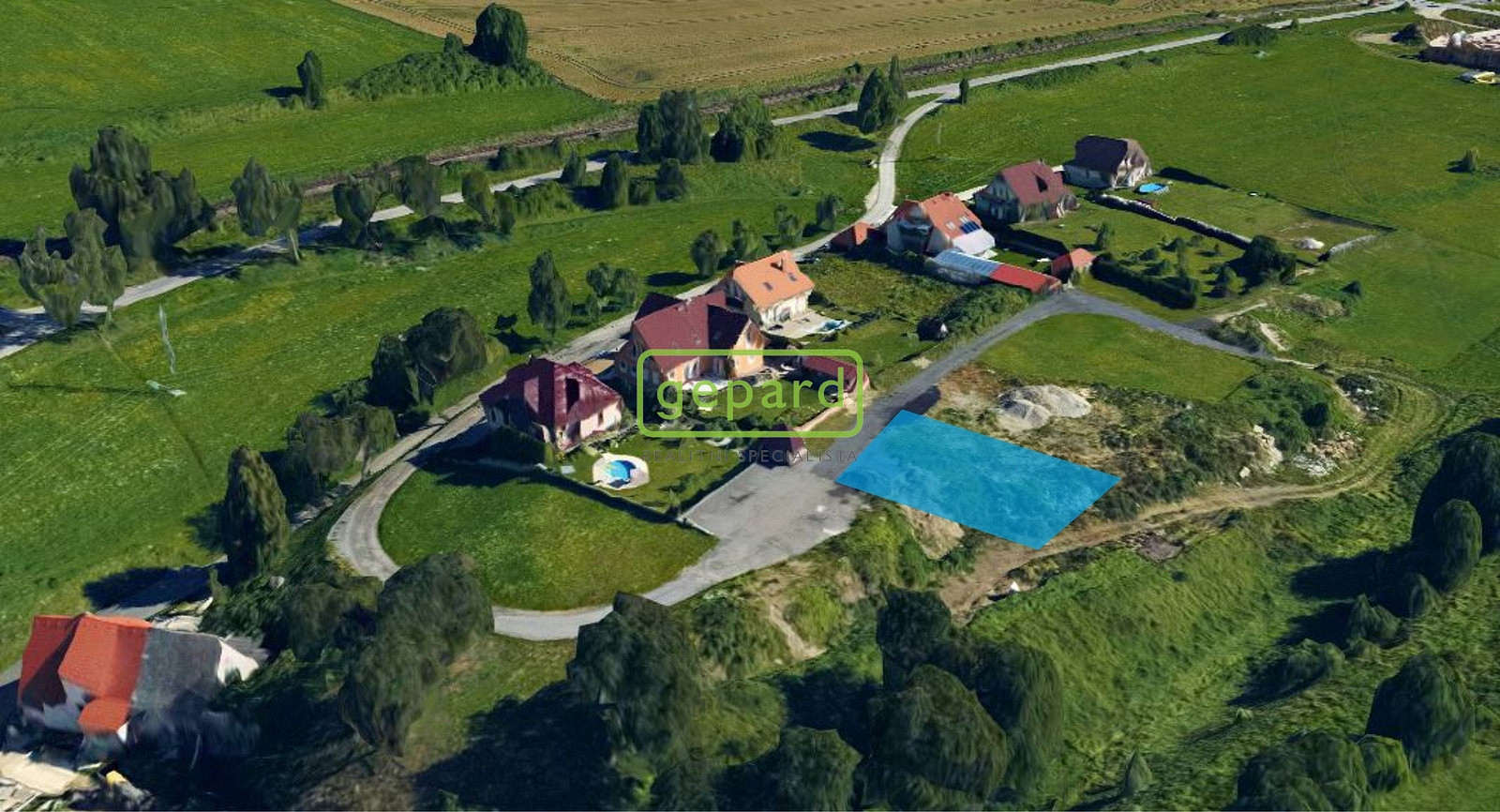 Prodej stavebního pozemku 761 m² – pohled 5