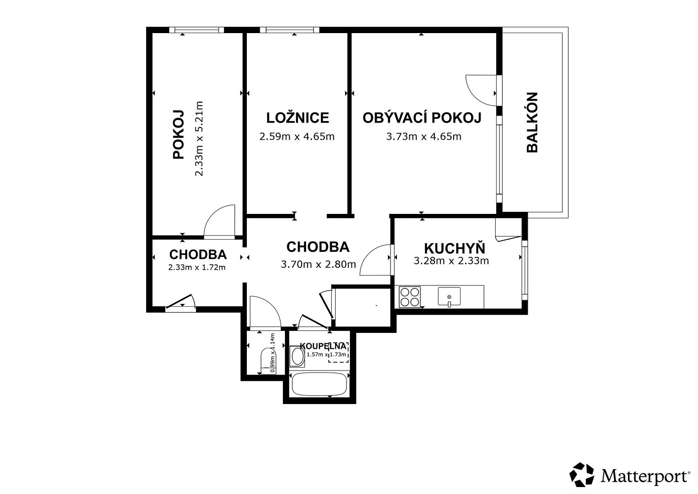 Prodej bytu 3+1 74 m² — photo 5