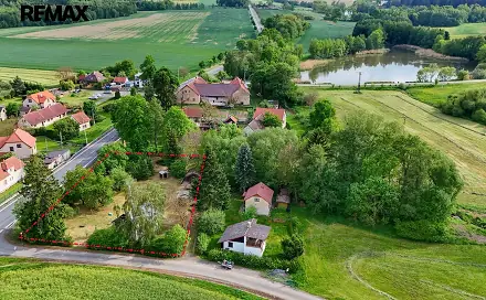 Prodej stavebního pozemku 1 677 m², Černíny - Předbořice, okres Kutná Hora