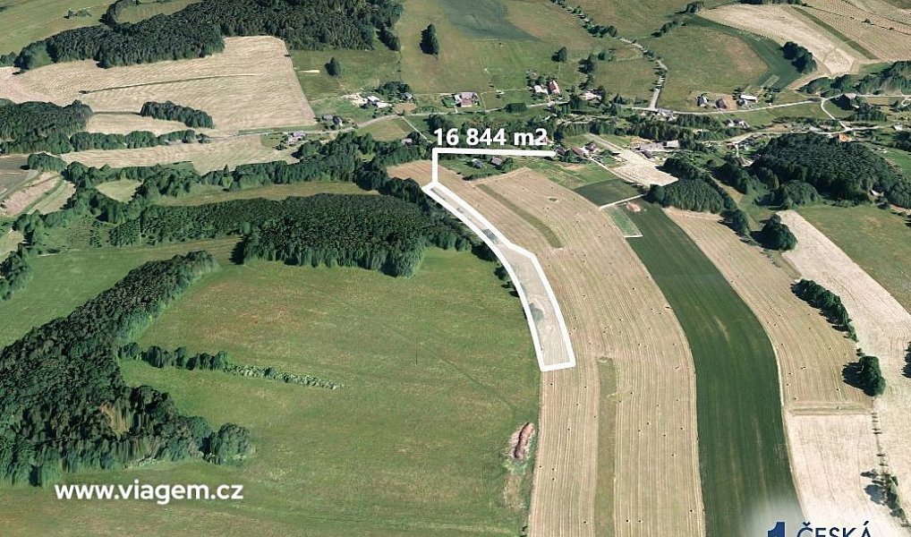Prodej pole 16 844 m², Křižany – náhled fotky 2