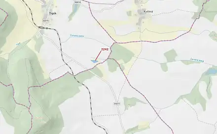 Dražba lesa 3 972 m², Trpík