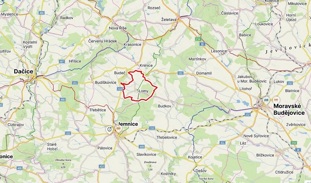 Prodej pozemku 2 217 m², Lomy – náhled fotky 6