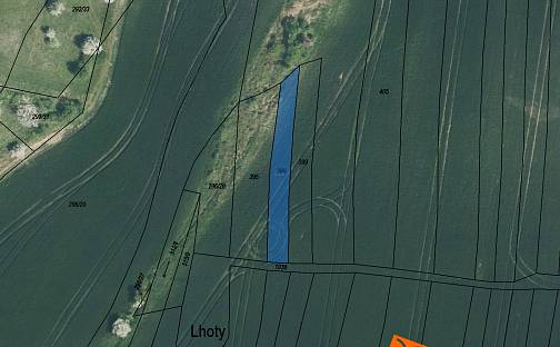 Prodej pole 431 m², Nevojice, okres Vyškov