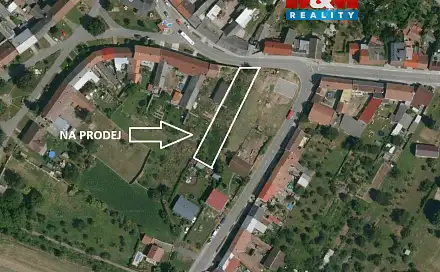Prodej stavebního pozemku 1 072 m², Stařechovice, okres Prostějov