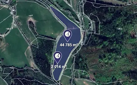 Prodej louky 11 700 m², Velké Losiny, okres Šumperk