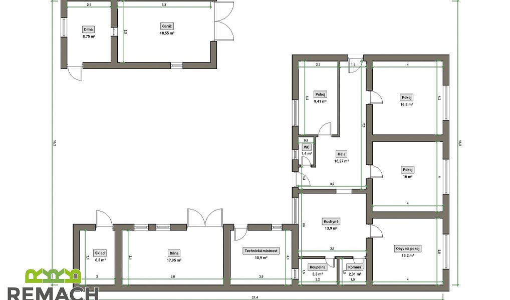 Prodej domu 118 m² s pozemkem 626 m², Mistřice – náhled fotky 2