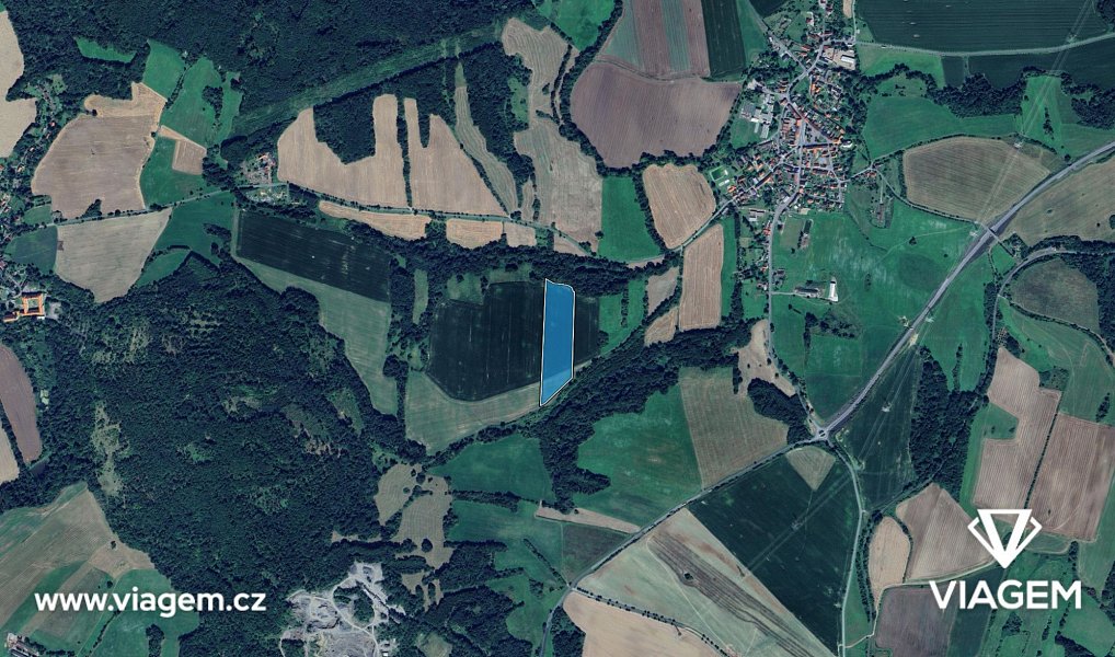 Prodej pole 7 343 m², Kravaře – náhled fotky 3
