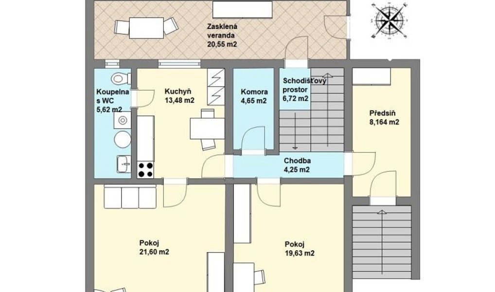 Pronájem domu 197 m² s pozemkem 1 010 m², Nemochovice – náhled fotky 17