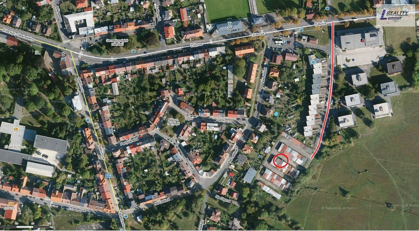 Garáž 18 m2 na pozemku 35 m2, cihla, ulice fantova louka, příbram ii — photo 2