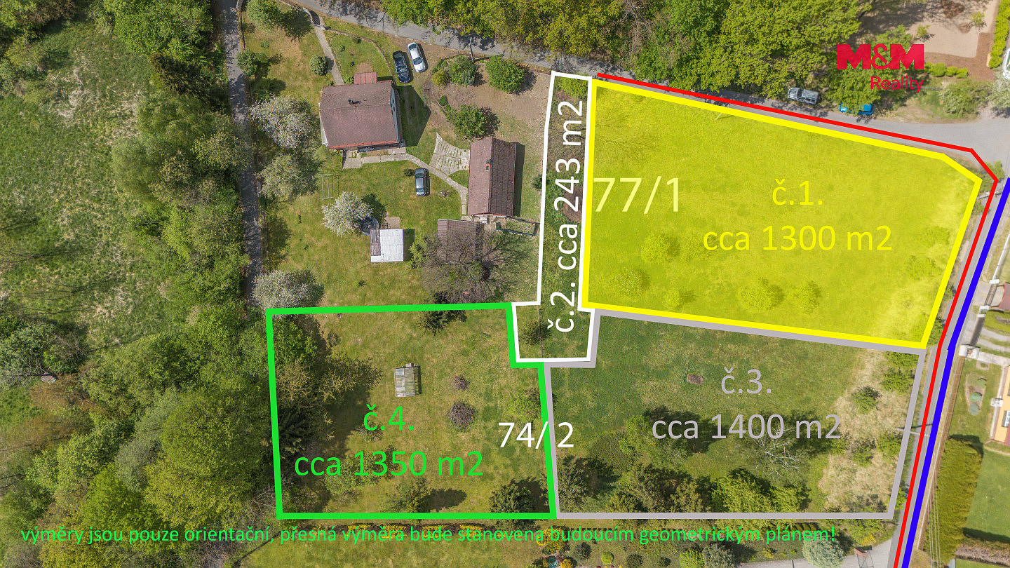 Prodej stavebního pozemku 5 325 m² – fotografie 3