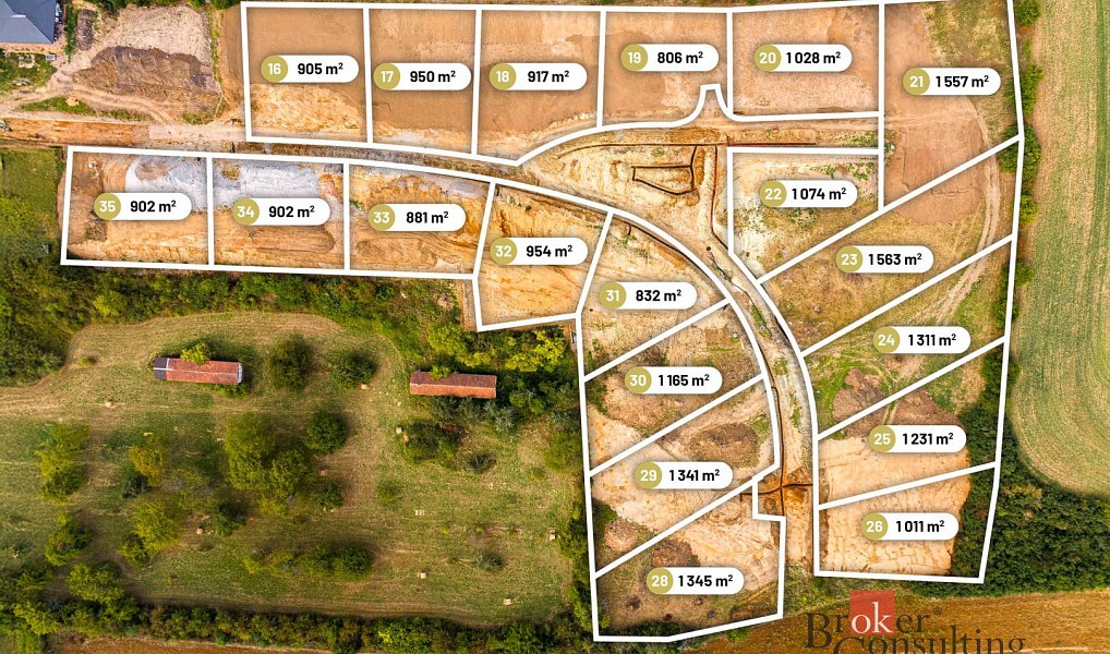 Prodej stavebního pozemku 902 m², Starý Bydžov – náhled fotky 2