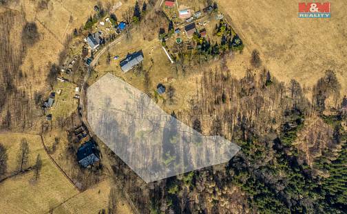 Prodej stavebního pozemku 6 384 m², Hodkovice nad Mohelkou - Záskalí, okres Liberec
