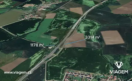 Prodej pole 374 m², Tučapy, okres Vyškov