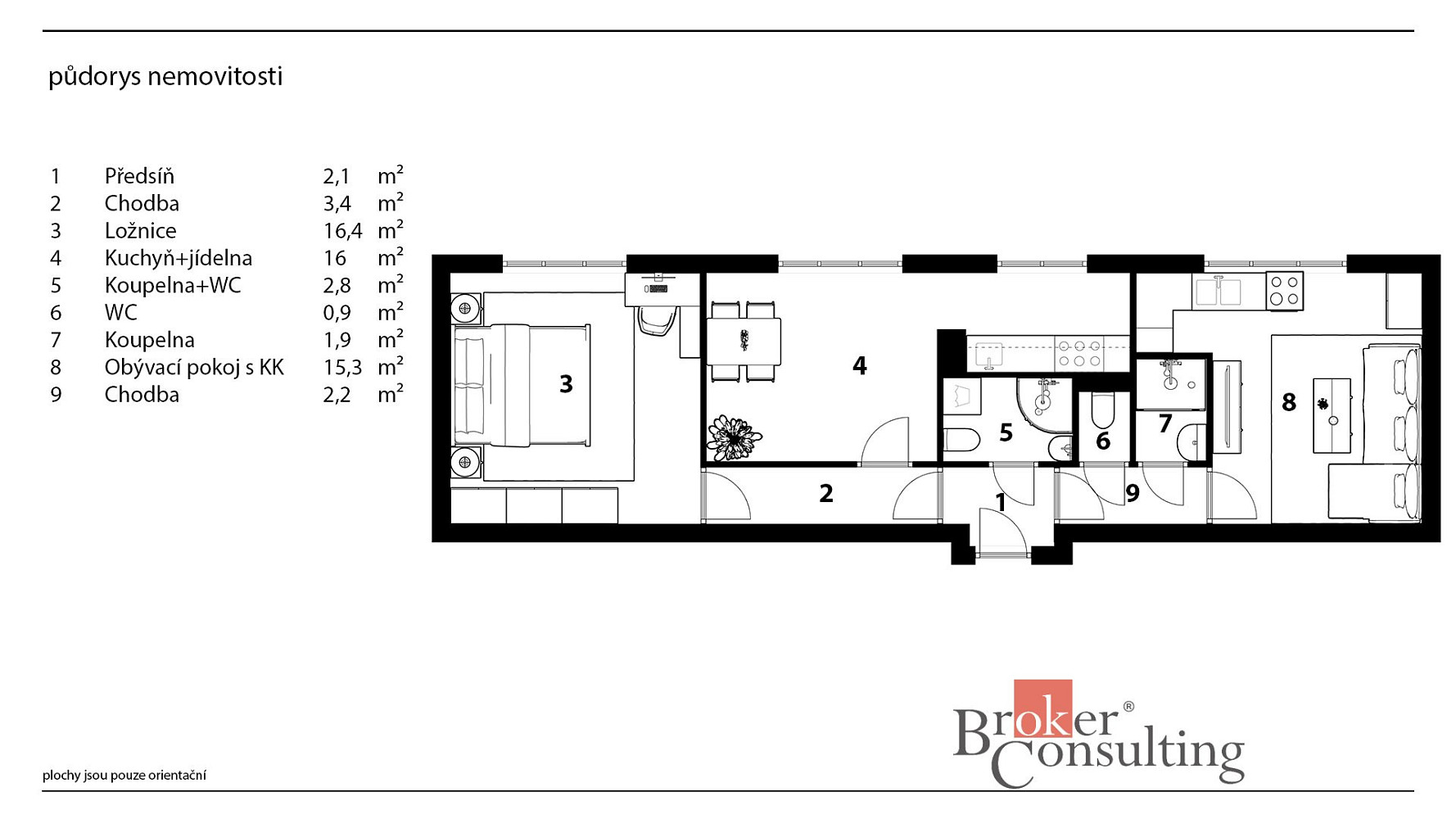 Prodej bytu 3+kk 61 m² – fotografie 4