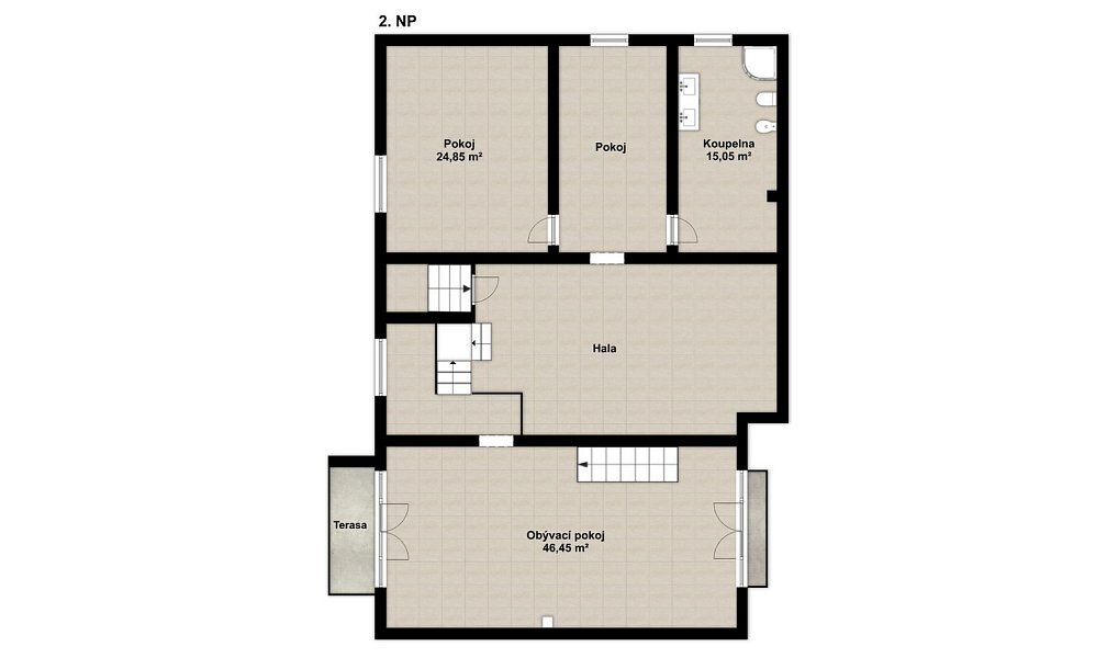 Prodej domu 375 m² s pozemkem 317 m², Černolice – náhled fotky 31