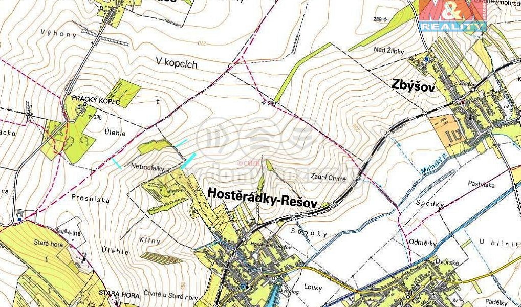 Prodej pole 920 m², Hostěrádky-Rešov – náhled fotky 6