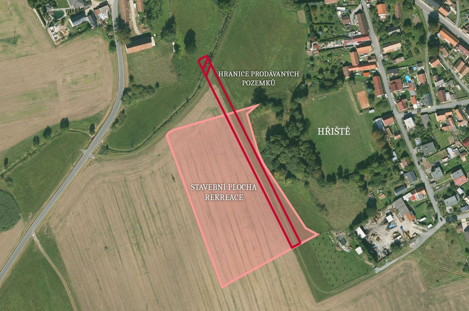 Prodej komerčního pozemku 2 680 m²