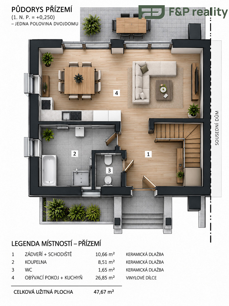 Prodej domu 98 m² s pozemkem 300 m² – fotografie 4