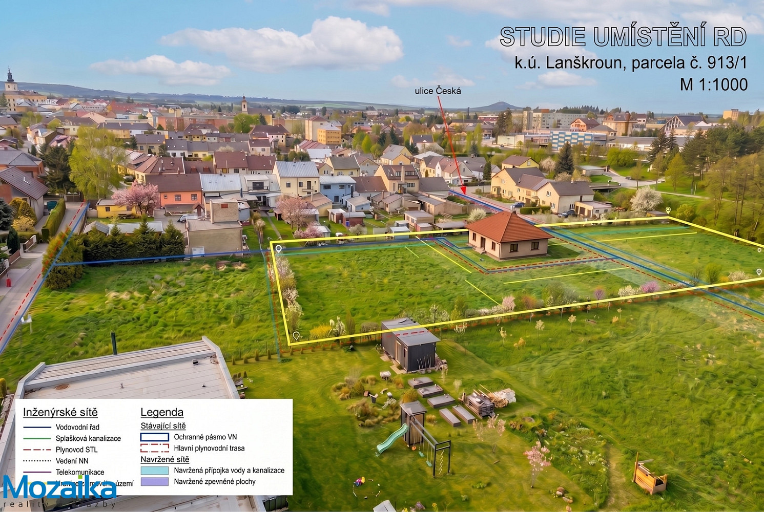 Prodej stavebního pozemku 4 004 m²