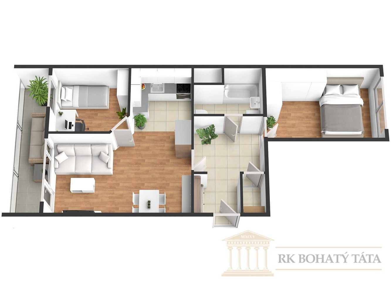 Prodej bytu 3+kk 70 m² – fotografie 4