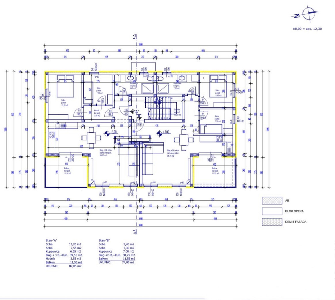 Prodej bytu 3+kk 74 m² — photo 2