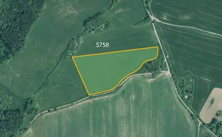 Prodej pole 77 267 m², Slabčice - Písecká Smoleč, okres Písek