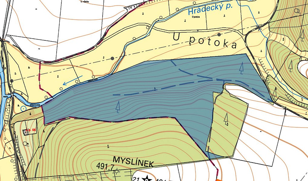 Prodej lesa 3 200 m², Mirovice – náhled fotky 3