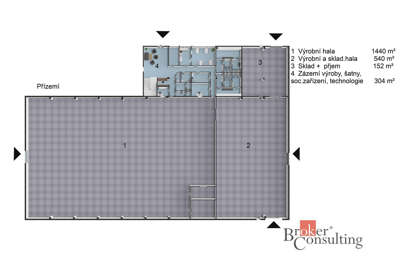 Pronájem výrobních prostor 2 850 m² – fotografie 5