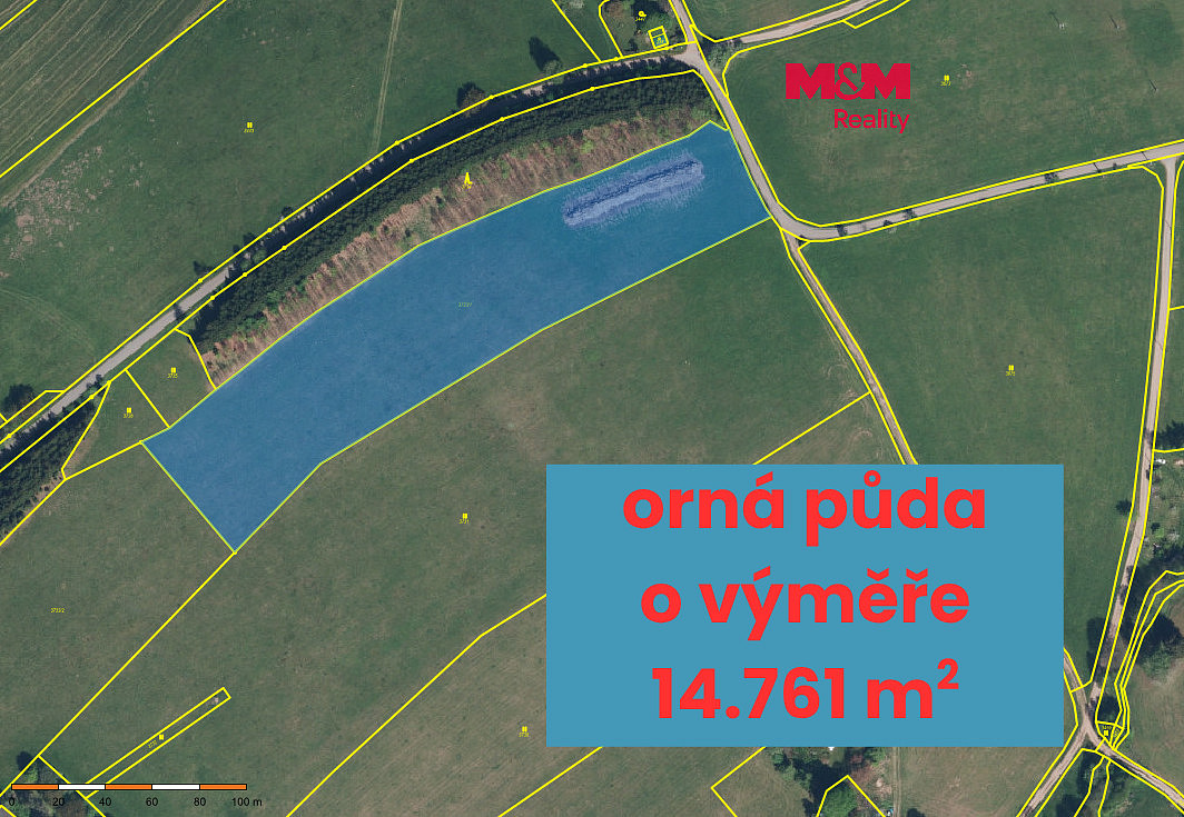 Prodej pole 14 761 m²