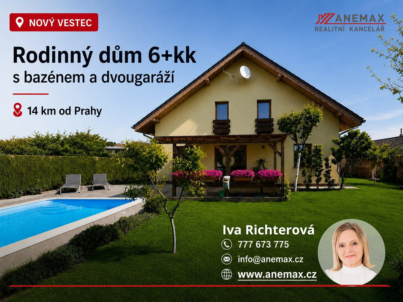 Prodej domu 224 m² s pozemkem 816 m²