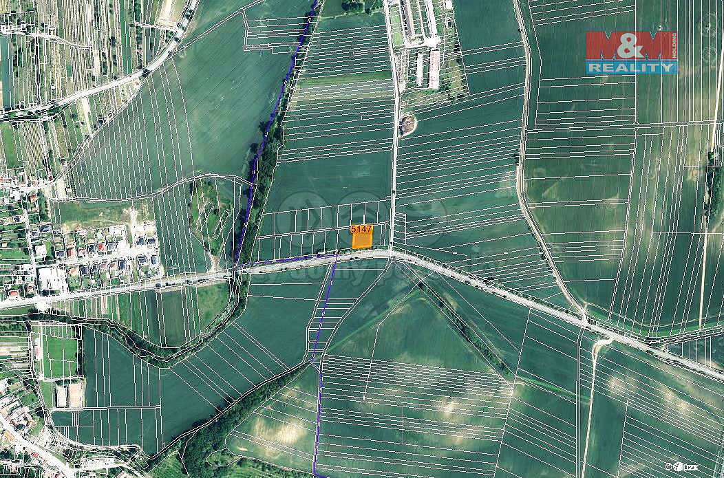 Prodej pole, 430 m², Ježov – pohled 2