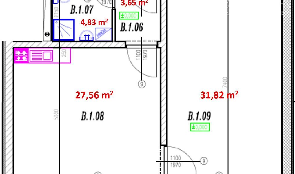Pronájem bytu 2+kk 71 m², Ivanovice na Hané – náhled fotky 3