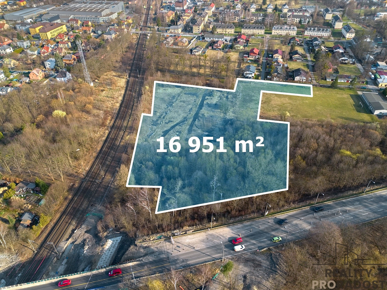Prodej komerčního pozemku 16 951 m² – pohled 3