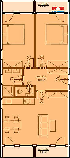 Prodej bytu 3+kk 69 m² — photo 2